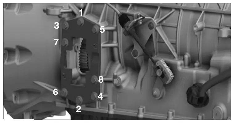 Figura 21, figura del manual del propietario Chelsea 210: Instalación de la toma de fuerza