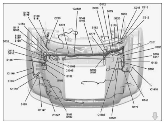 Figura del manual del propietario Chelsea 210: Cables de acceso del cliente para las señales SEIC y VSO/CTO/PARK