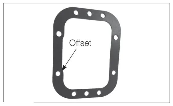 Figura 11, figura del manual del propietario Chelsea 238D: Serie 238D, Detroit® DT12®, instalación del empaque del adaptador