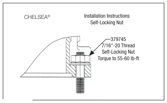 Figura 16, figura del manual del propietario Chelsea 238D: Instalación del adaptador