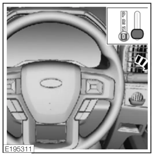 Figura 99, figura del manual del propietario Chelsea 247: Retiro e instalación de la palanca de cambios y del soporte de Ford, MY2017-MY2018