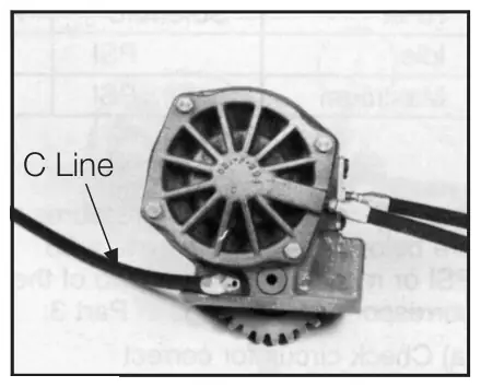 Figura 23, figura del manual del propietario Chelsea 272: Revisión del circuito de la toma de fuerza PowerShift para transmisiones automáticas 272/282 (remota) y serie 852