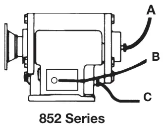 Figura del manual del propietario Chelsea 272: PowerShift, ilustraciones de la conexión de mangueras de la toma de fuerza