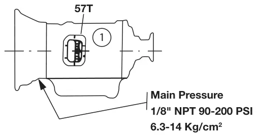Figura del manual del propietario Chelsea 272: MT-30-42, 6 velocidades, 3341-3441