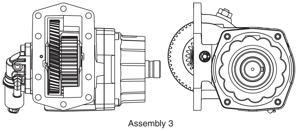 Figura del manual de servicio Chelsea 280: Arreglos de ensamble