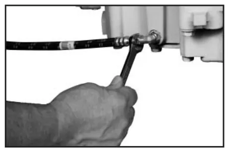 Fig. 10, figura del manual de servicio Chelsea 280: Montaje de la toma de fuerza en la transmisión para Allison