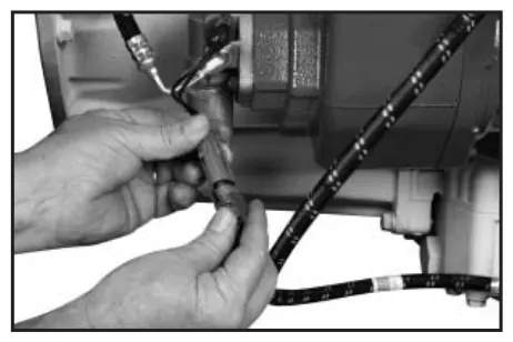 Fig. 14, figura del manual de servicio Chelsea 280: Instalación de bridas giratorias