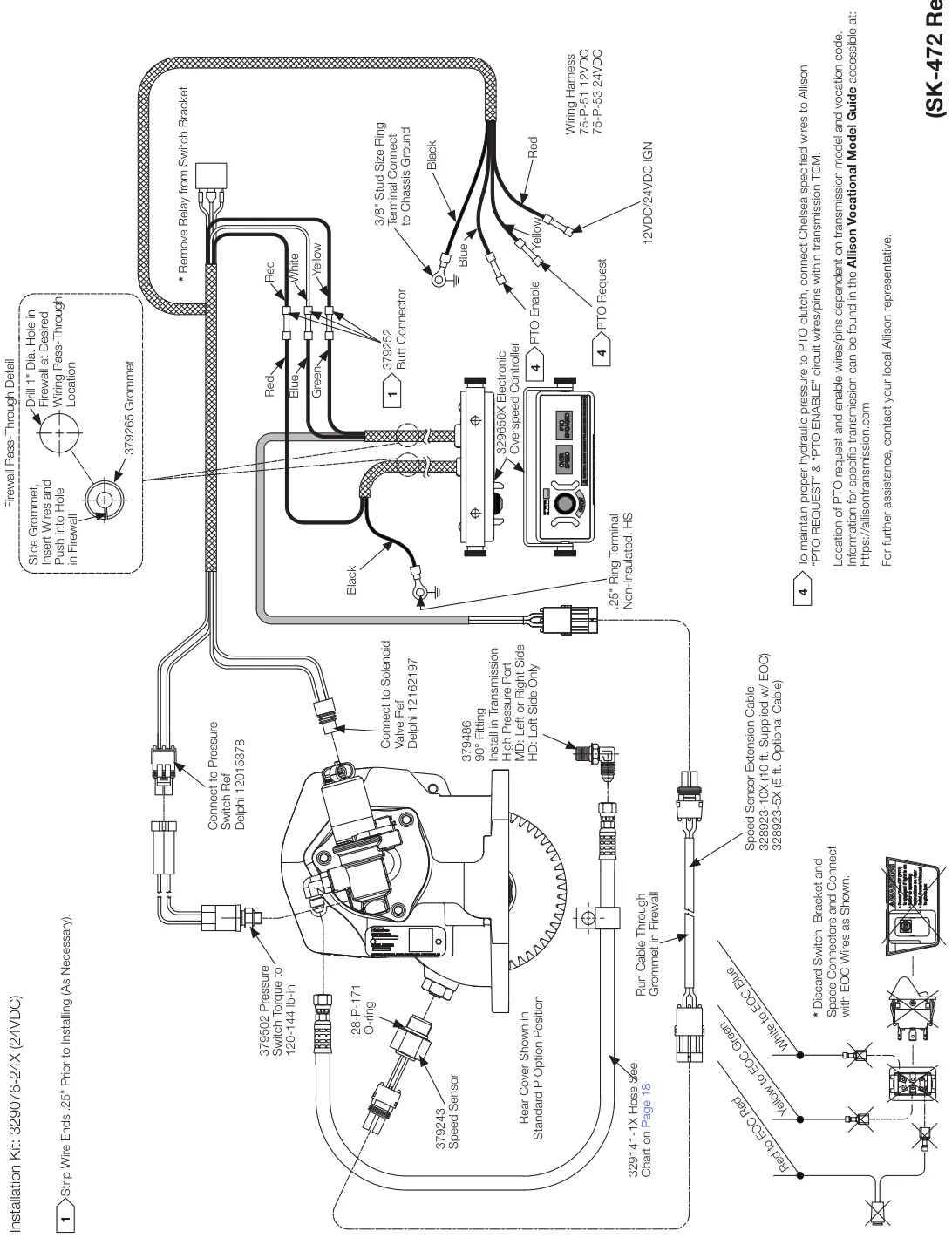 Figura del manual del propietario Chelsea 281: Se muestra la instalación de mangueras de la Serie 281/871