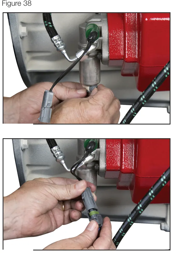 Figura del manual del propietario Chelsea 281: Instalación de bridas giratorias
