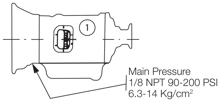 Figura del manual del propietario Chelsea 442: MT-30-42 (57 dientes), 6 velocidades