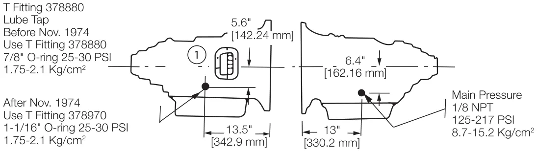 Figura del manual del propietario Chelsea 442: 4 velocidades (64 dientes), MT-640