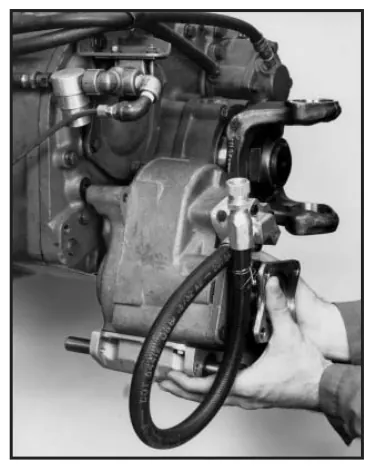 Fig. 3, figura del manual de servicio Chelsea 541: Toma de fuerza serie 541 a la transmisión