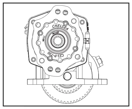 Fig. 9, figura del manual de servicio Chelsea 870: Instrucciones de instalación