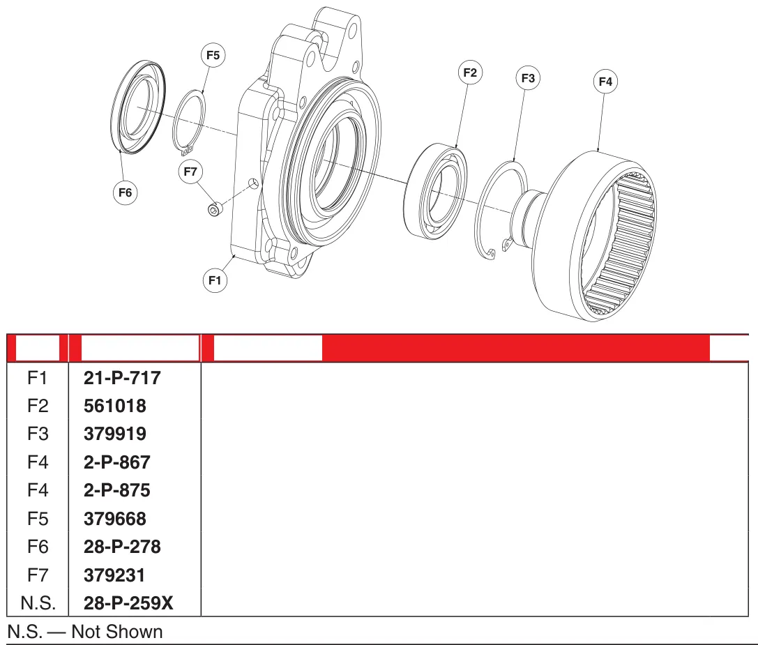 Figura del manual de servicio Chelsea 890: Armado