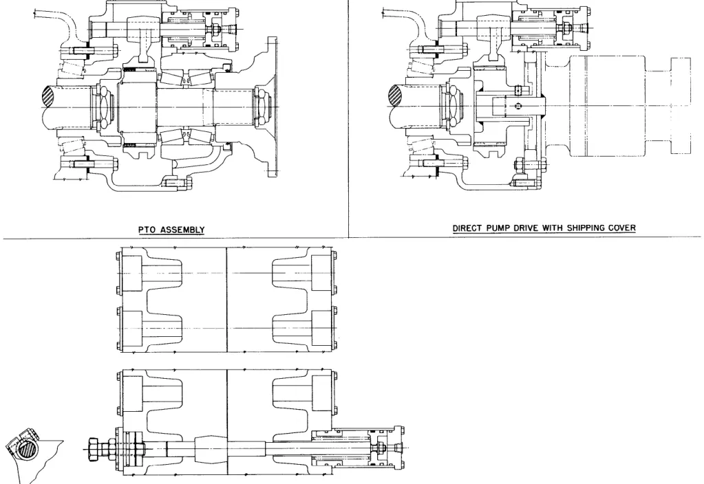 Figura del manual de servicio Fabco PTO-110: TC-110