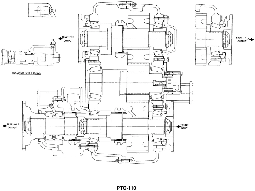 Figura del manual de servicio Fabco PTO-110: TC-110
