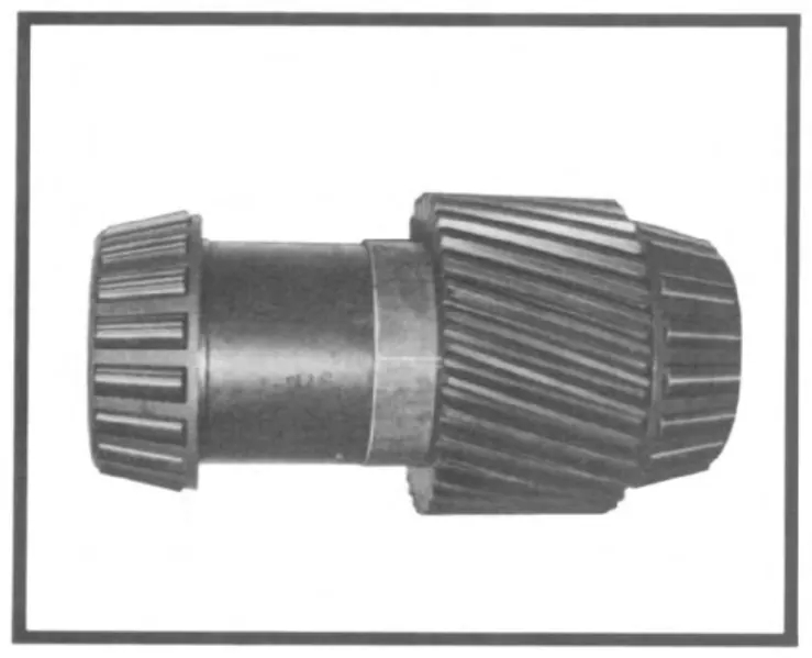 **Fig. 12: Ensamble de la flecha intermedia TC-110**, figura del manual de servicio Fabco PTO-110: TC-110