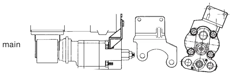 Figura del manual del propietario Muncie de 6 y 8 tornillos: Este requisito no toma en cuenta los ciclos de trabajo del sistema, las vibraciones del vehículo, la aplicación, el terreno ni otras influencias externas. Recomendamos que los componentes de montaje directo, de cualquier tamaño o peso, estén soportados