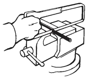 Figura del manual del propietario Muncie de 6 y 8 tornillos: INSTRUCCIONES DE INSTALACIÓN DEL CAMBIO POR CABLE
