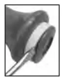 Figura del manual del propietario Muncie de 6 y 8 tornillos: instrucciones para la válvula de aire manual de empujar/jalar