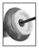 Figura del manual del propietario Muncie de 6 y 8 tornillos: instrucciones para la válvula de aire manual de empujar/jalar
