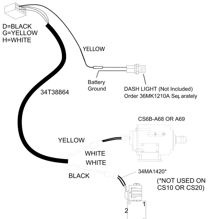 Figura del manual del propietario Muncie de 6 y 8 tornillos: 34TK4504 INSTRUCCIONES DE INSTALACIÓN PARA TOMA DE FUERZA CLUTCHSHIFT SOLAMENTE
